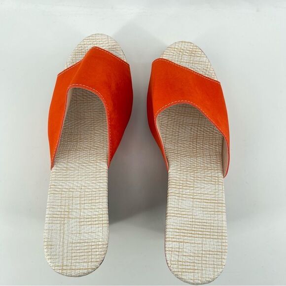 SHEIN Women’s Colorful Paisley Floral Slip-On Platform Wedge Sandals Size 8.5 - Picture 5 of 14